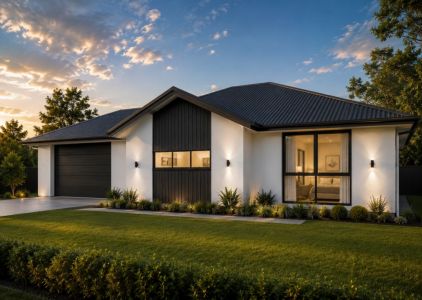 This New Home Has An Enviable Setting. Ready Soon!
